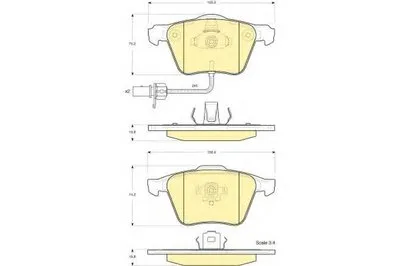 Комплект тормозных колодок, дисковый тормоз GIRLING купить