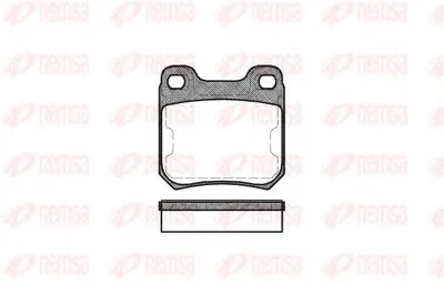 Комплект тормозных колодок, дисковый тормоз KAWE купить