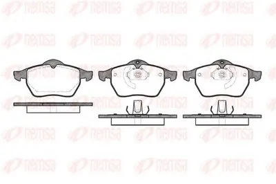 Комплект тормозных колодок, дисковый тормоз KAWE купить