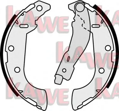 Комплект тормозных колодок KAWE купить