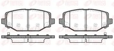 Комплект тормозных колодок, дисковый тормоз KAWE купить
