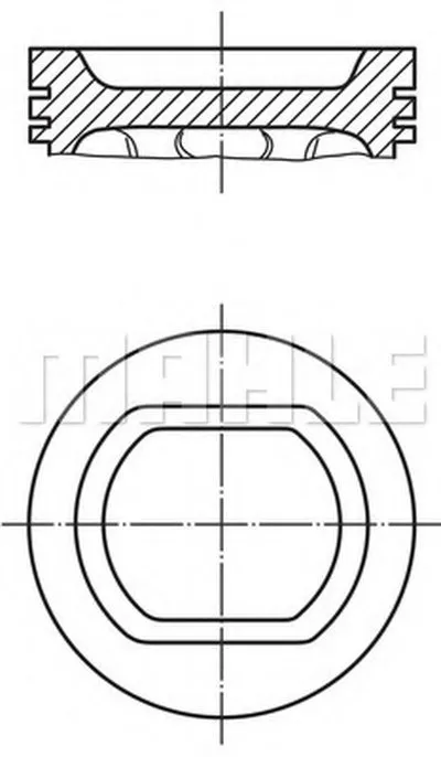 Поршень MAHLE ORIGINAL купить