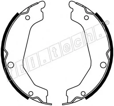 Комплект тормозных колодок, стояночная тормозная система fri.tech. купить