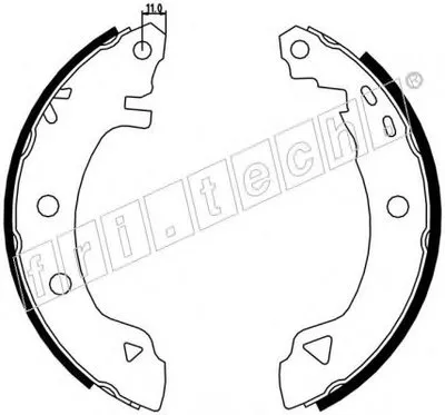 Комплект тормозных колодок fri.tech. купить