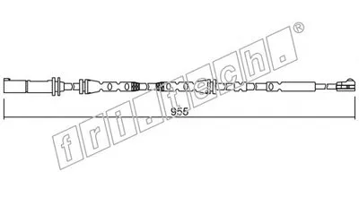 Сигнализатор, износ тормозных колодок fri.tech. купить