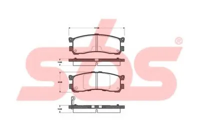 Комплект тормозных колодок, дисковый тормоз sbs купить