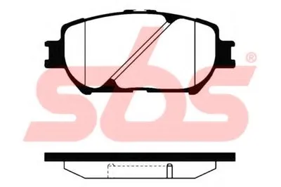 Комплект тормозных колодок, дисковый тормоз sbs купить