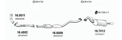 Система выпуска ОГ ASSO купить