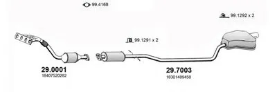 Система выпуска ОГ ASSO купить