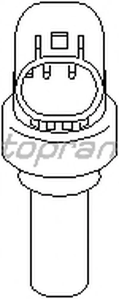 Датчик, температура охлаждающей жидкости TOPRAN купить