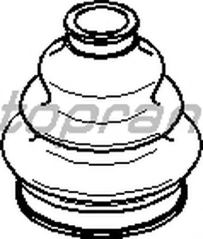 Пыльник, приводной вал TOPRAN купить