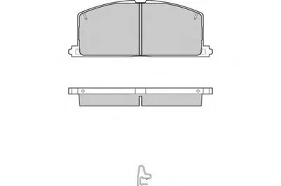 Комплект тормозных колодок, дисковый тормоз E.T.F. купить