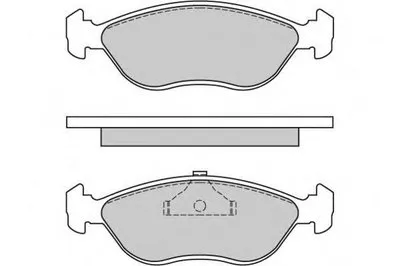 Комплект тормозных колодок, дисковый тормоз E.T.F. купить