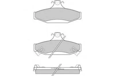Комплект тормозных колодок, дисковый тормоз E.T.F. купить