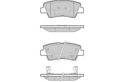 Комплект тормозных колодок, дисковый тормоз E.T.F. купить