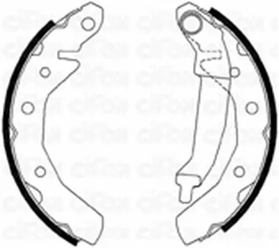 Комплект тормозных колодок CIFAM купить