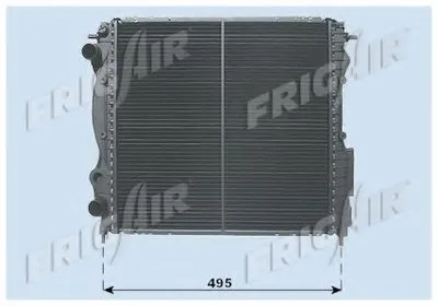 Радиатор, охлаждение двигателя FRIGAIR купить