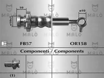 Тормозной шланг MALÒ купить