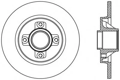 Тормозной диск ADAPTIVE OPEN PARTS купить