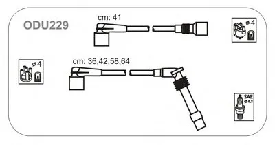 Комплект проводов зажигания JANMOR купить
