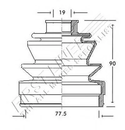 Пыльник, приводной вал FIRST LINE купить
