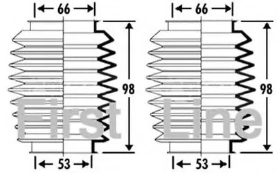 Пыльник, рулевое управление FIRST LINE купить