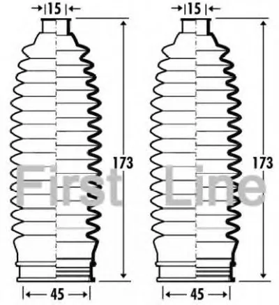 Пыльник, рулевое управление FIRST LINE купить