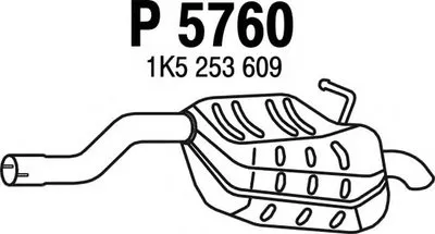 Глушитель выхлопных газов конечный FENNO купить