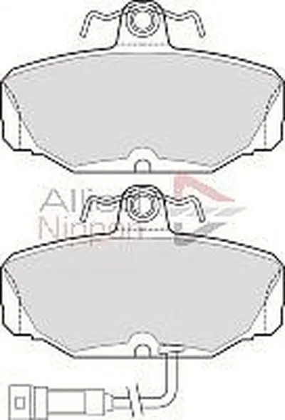 Комплект тормозных колодок, дисковый тормоз ANL Braking COMLINE купить