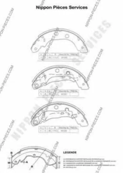 Комплект тормозных колодок NPS купить