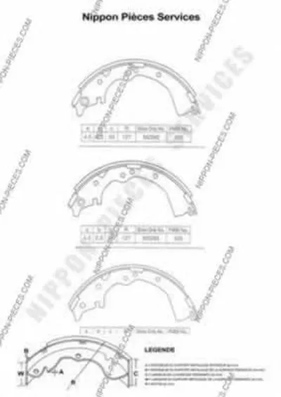 Комплект тормозных колодок NPS купить
