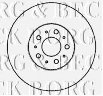 Тормозной диск BORG & BECK купить