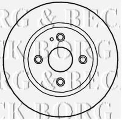 Тормозной диск BORG & BECK купить