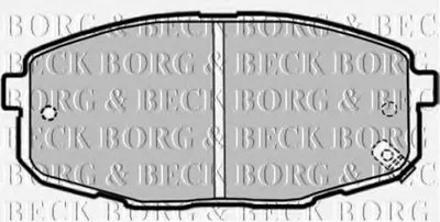 Комплект тормозных колодок, дисковый тормоз BORG & BECK купить