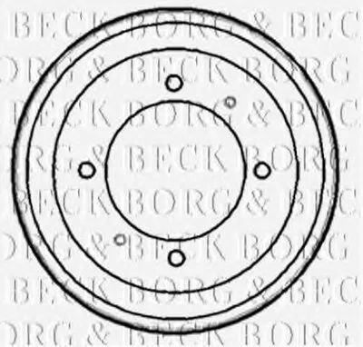 Тормозной барабан BORG & BECK купить
