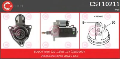 Стартер BRAND NEW SERIES CASCO купить