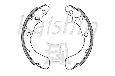 Комплект тормозных колодок KAISHIN купить