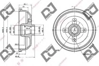Тормозной барабан DJ PARTS купить