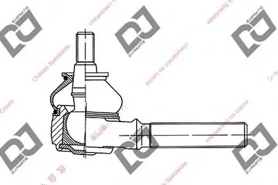 Наконечник поперечной рулевой тяги DJ PARTS купить