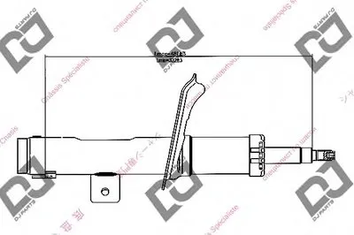 Амортизатор DJ PARTS купить