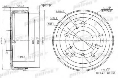 Тормозной барабан PATRON купить