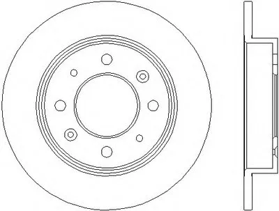 Тормозной диск HELLA PAGID купить