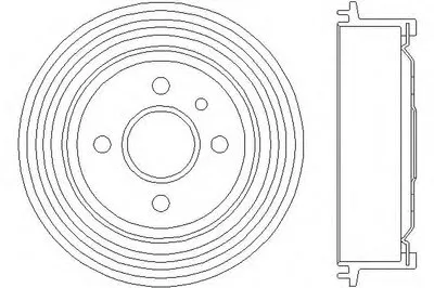 Тормозной барабан HELLA PAGID купить