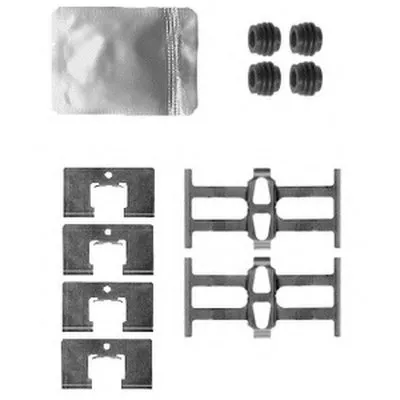 Комплектующие, колодки дискового тормоза DELPHI купить