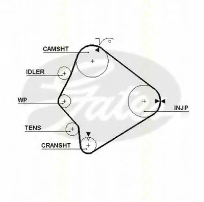 Ремень ГРМ TRISCAN купить