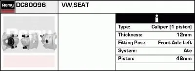 Тормозной суппорт Remanufactured REMY (Multiline) DELCO REMY купить