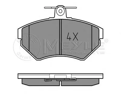 Комплект тормозных колодок, дисковый тормоз PLATINUM PAD MEYLE купить