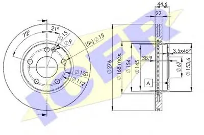 Тормозной диск ICER купить