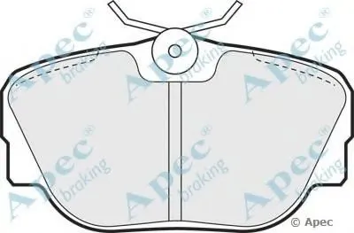 Комплект тормозных колодок, дисковый тормоз APEC braking купить