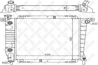 Радиатор, охлаждение двигателя STELLOX купить